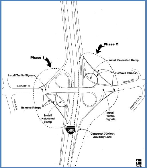 A-7:  I-580/Foothill/San Ramon Road Interchange